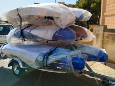 Towing of Kayak Trailer