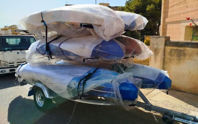 Towing of Kayak Trailer
