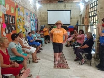 Community Work Volunteer with Elderly