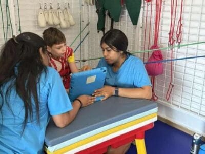 Volunteer in a Therapeutic Program