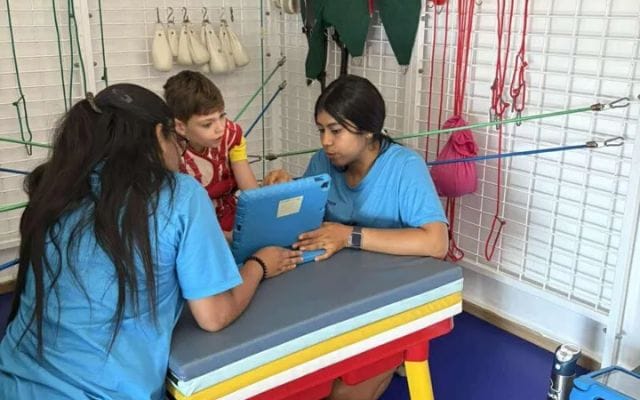 Volunteer in a Therapeutic Program