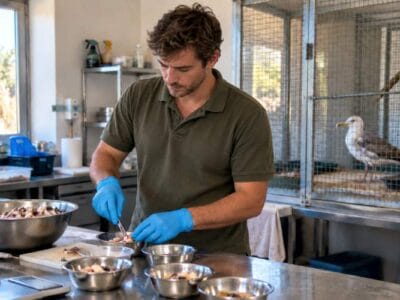 Bird Rehabilitation Centre Volunteer with BirdLife Malta