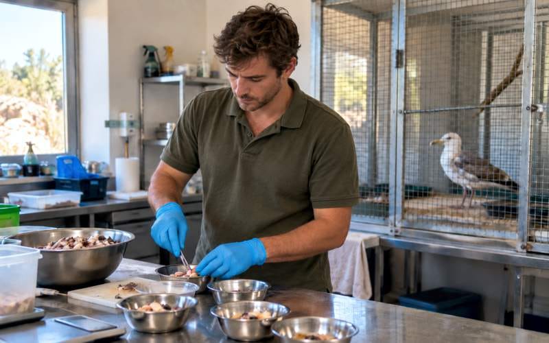 Bird Rehabilitation Centre Volunteer with BirdLife Malta