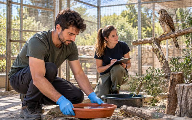Bird Rehabilitation Centre Volunteer with BirdLife Malta