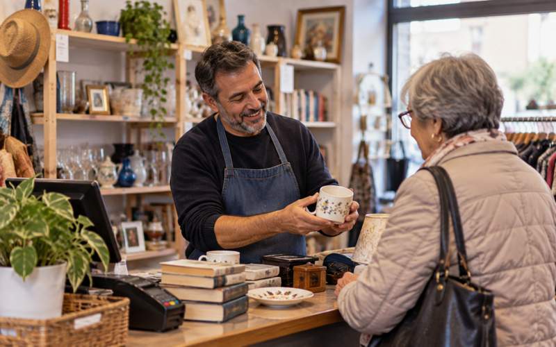 Charity Shop Volunteer with Fondazzjoni Sebħ