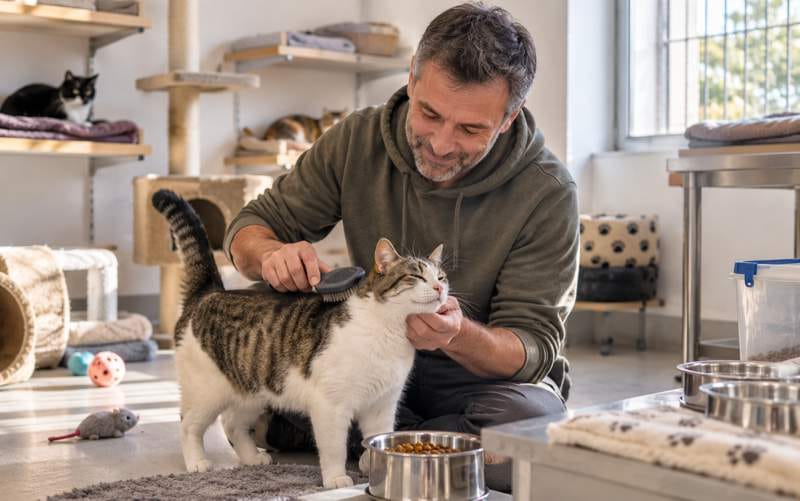Animal Care Volunteer with MSPCA