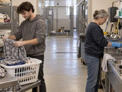 Animal Care Volunteer with MSPCA