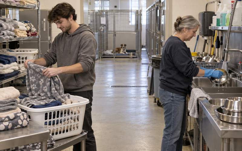 Animal Care Volunteer with MSPCA