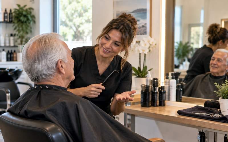 Volunteer Hairdresser with Hospice Malta