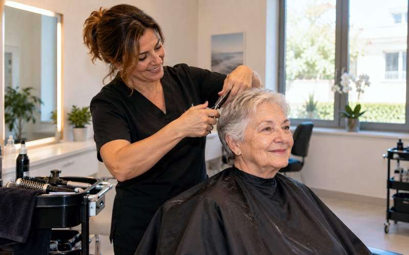 Volunteer Hairdresser with Hospice Malta